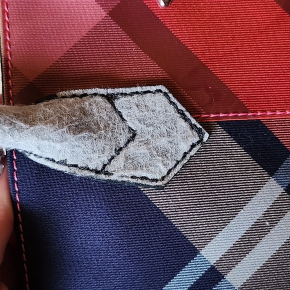 Vivienne Westwood Red and Gray Plaid Tote Bag - Picture 9 of 16